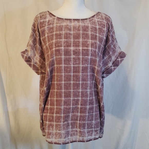 Rock & Republic Short Sleeve Ladder Back Shirt - Picture 1 of 7